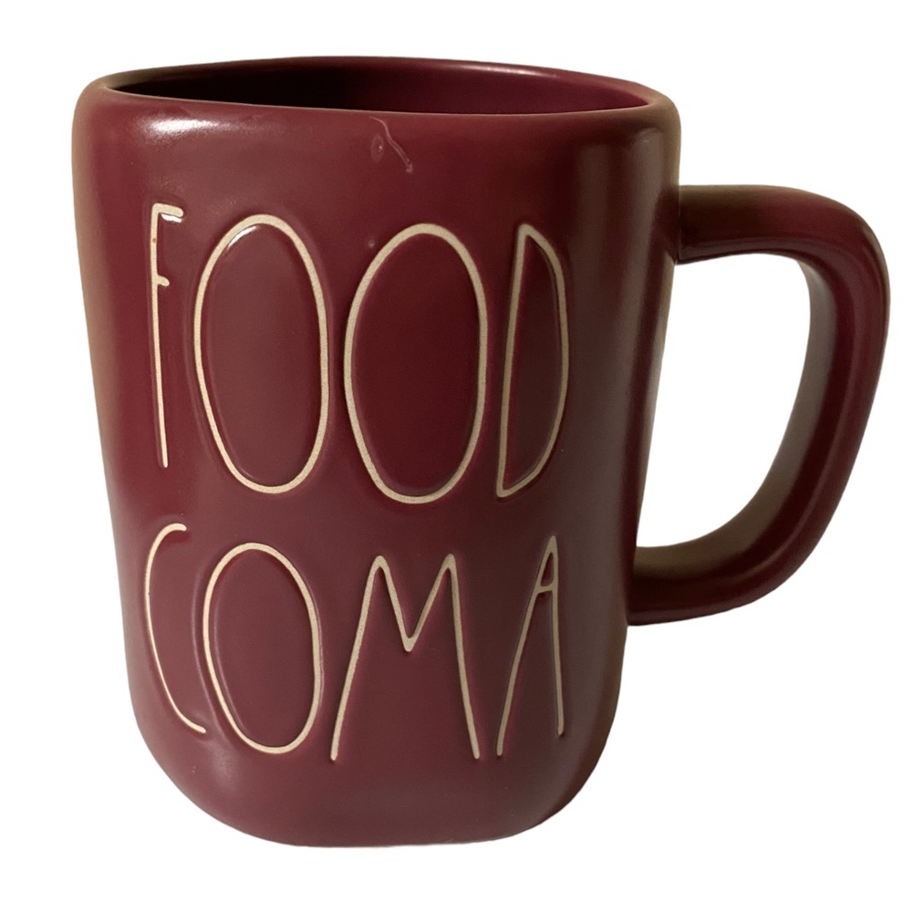 Rae Dunn “Food Coma” Mug